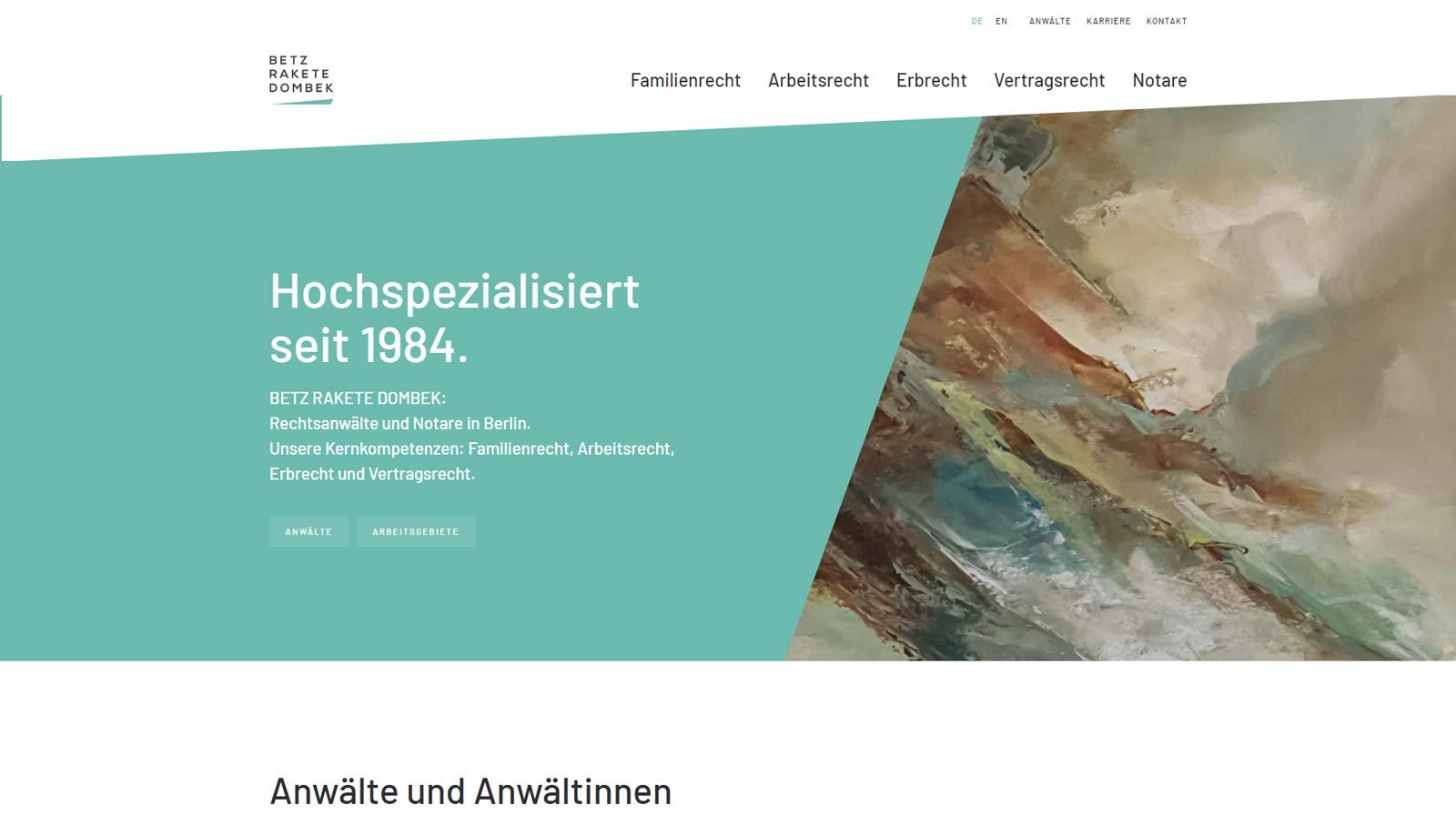 Kanzlei Betz Rakete Dombek Berlin