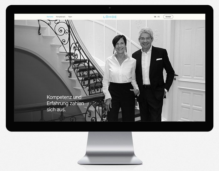 Webdesign Löhde Rechtsanwälte Hamburg