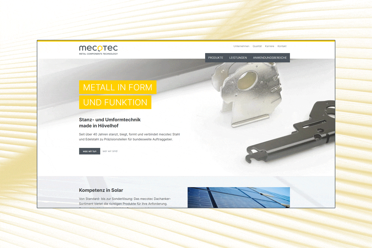 Mecotec - Webdesign Montabaur Beispiele