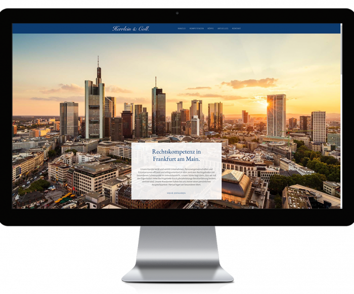 Website der Kanzlei Ellenrieder