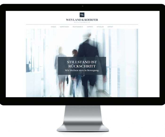 Website der Kanzlei Weyland & Koerfer