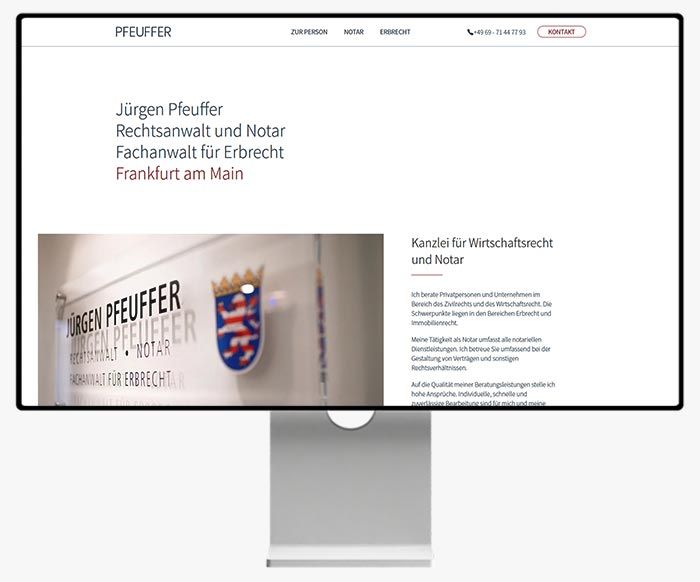 Webdesign für Rechtsanwältin Anna Greb Bad Segeberg