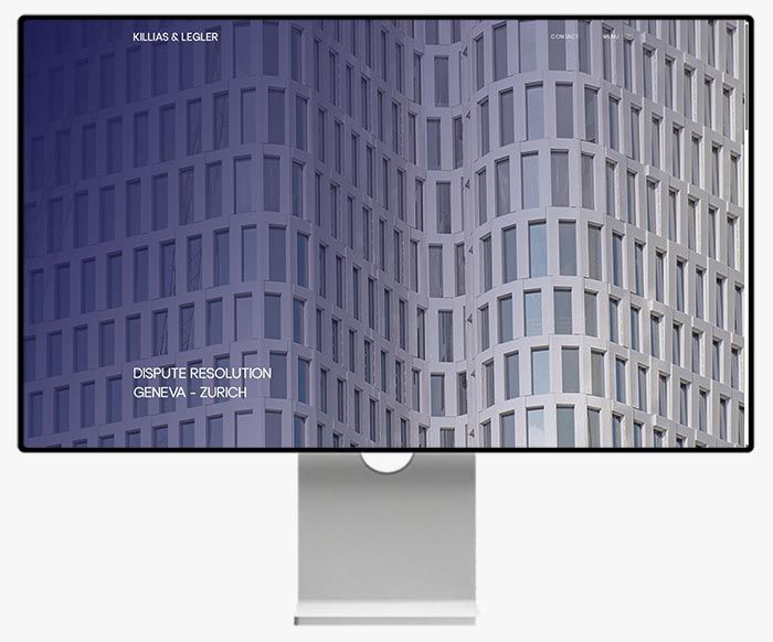 Webdesign Killias & Legler Rechtsanwälte Zürich Genf